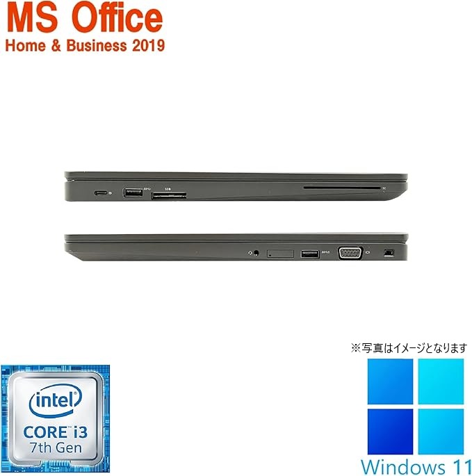 中古整備ノートPC DELL Latitude 5590 /15.6型/10キー/Core i3-7130U/Win11 Pro/MS Office H&B 2019 /WEBカメラ/WIFI/Bluetooth/HDMI/16GB/256GB SSD/office2024に変更可