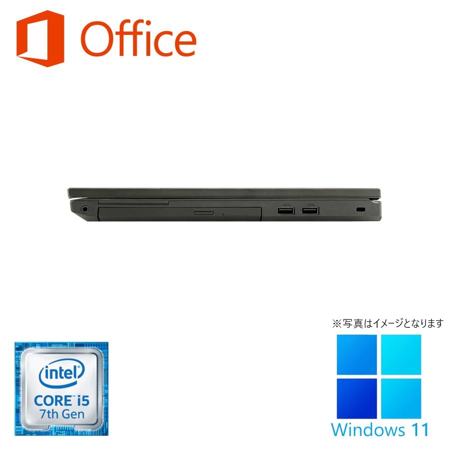 Windows11 ノートパソコン ノートPC 中古パソコン MicrosoftOffice2019 第7世代COREi5 メモリ8GB 新品SSD512GB 15.6型 内蔵 テンキー/レノボ L570