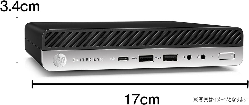 HP (エイチピー) ミニPC 800G4/Win 11 Pro/MS Office H&B 2019/Core i5-8500/WIFI/Bluetooth/8GB/256GB SSD (整備済み品)