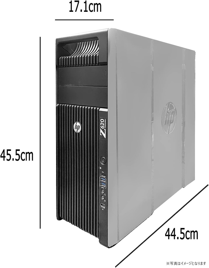 HP (エイチピー) デスクトップPC Z620/Win 11 Pro/MS Office H&B 2019/Xeon E5-2609V2/WIFI/Bluetooth/16GB/512GB SSD (整備済み品)