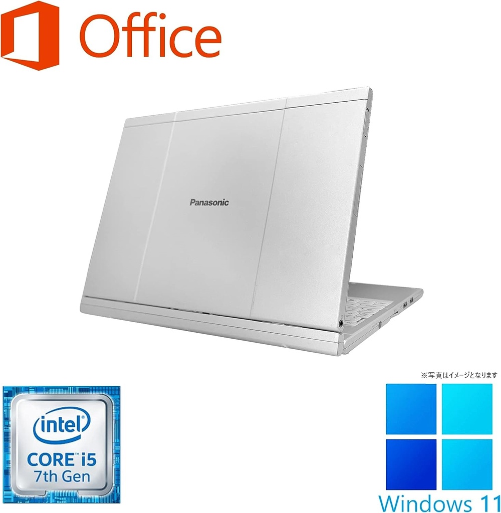 Panasonic 2in1ノートPC CF-XZ/12型2K液晶(2160×1440)/タッチパネル/Win 11 Pro/MS Office 2019 H&B/Core i5-7300U/WEBカメラ/WIFI/Bluetooth/HDMI/8GB/256GB SSD (整備済み品)