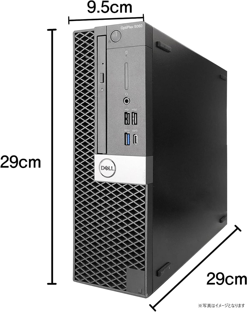 DELL デスクトップPC 5060/Win 11 Pro/MS Office H&B 2019/Core i5-8500/WIFI/Bluetooth/DVD-RW/16GB/256GB SSD (整備済み品)