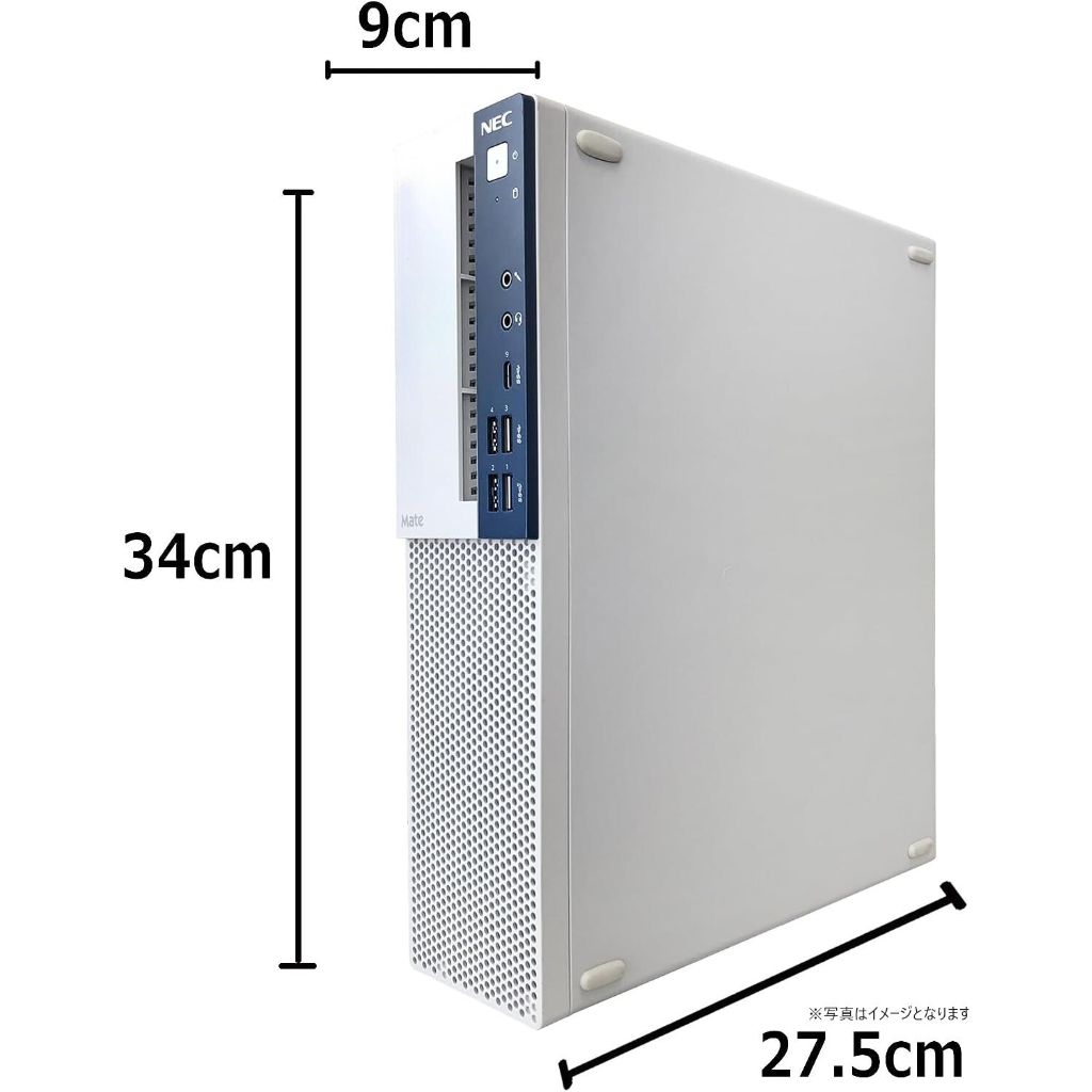 NEC ミニPC MC-R/MS Office H&B 2019/Win 11 Pro/Celeron G3900T/WIFI/Bluetooth/DVD/8GB/256GB SSD (整備済み品)