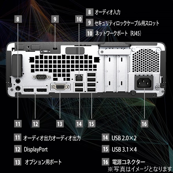 特価　デスクトップパソコン 中古パソコン 180日安心保証Windows11 SSD256GB 第7世代Corei5 メモリ8GB Type-C Displayポート HP 600G3 Microsoft Office 2019