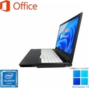 富士通 ノートPC A577/15.6型/10キー/Win 11 Pro/MS Office H&B 2019/Celeron 3865U/WIFI/Bluetooth/HDMI/4GB/128GB SSD (整備済み品)