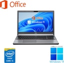 富士通 ノートPC E754/15.6型/10キー/Win 11 Pro/MS Office H&B 2019/Core i5-4310M/wajunのWIFI/Bluetooth/HDMI/DVD/8GB/256GB SSD (整備済み品)