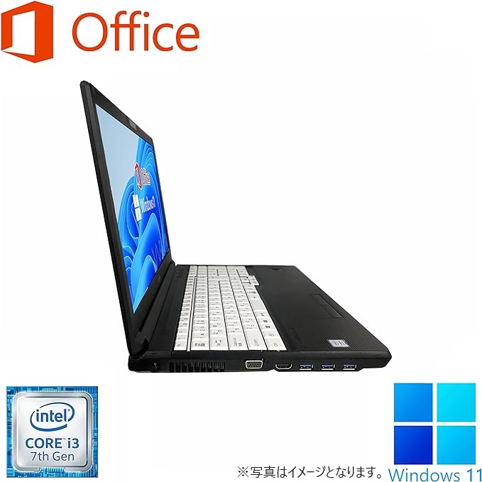 東芝 ノートPC R63/P/MS Office 2019/Win 10 Pro/13.3型/Bluetooth/WIFI/HDMI/Core i5-5200U/8GB/128GB SSD (整備済み品)