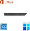 Lenovo (レノボ) ノートPC L570/15.6型/10キー/Win 11 Pro/MS Office H&B 2019/Celeron 3955U/WIFI/Bluetooth/DVD/8GB/256GB SSD (整備済み品)