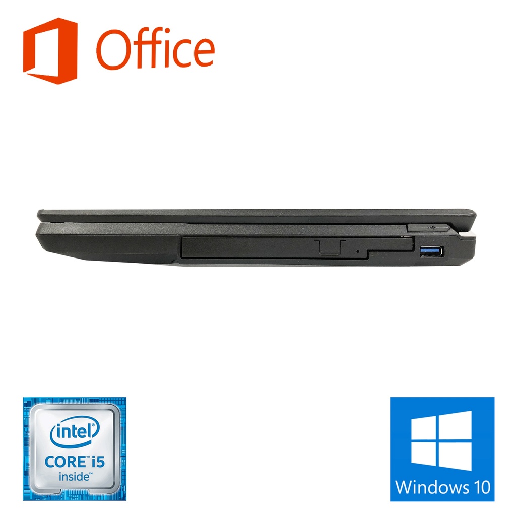 富士通 中古ノートパソコン A576/15.6型/10キー/Win11 Pro/MS Office H&B 2019/Corei5-6300U/DVD-RW/WIFI/Bluetooth/メモリ8GB/SSD128GB（整備済み品）