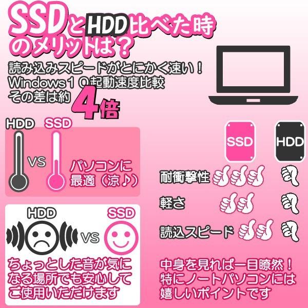 ノートPC 中古 ノートパソコン 安心保証180日 Win11 MS Office2019 第7世代Core i3 新品 SSD256GB メモリ4GB テンキー/Type-C/Bluetooth/WIFI NEC VB-2
