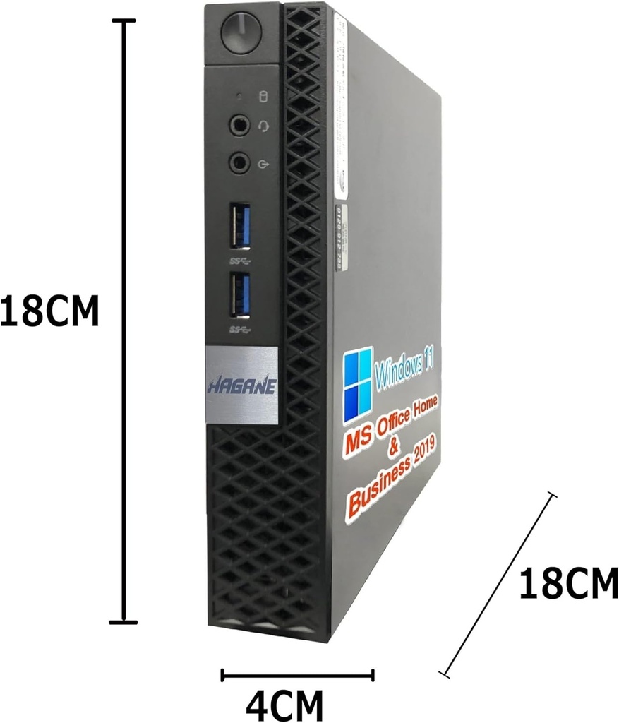 【整備済みPC】DELL ミニPC 3060/ 第8世代 i5-8400T/Win11 Pro/MS Office H&B 2019 /WIFI/Bluetooth/HDMI /8GB/256GB SSD