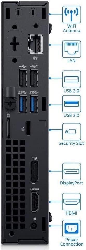 【整備済みPC】DELL ミニPC 3060/ 第8世代 i5-8400T/Win11 Pro/MS Office H&B 2019 /WIFI/Bluetooth/HDMI /8GB/256GB SSD