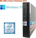 【整備済みPC】DELL ミニPC 3060/ 第8世代 i5-8400T/Win11 Pro/MS Office H&B 2019 /WIFI/Bluetooth/HDMI /8GB/256GB SSD