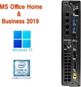 Core i5-8400T ミニPC/Lenovo (レノボ)  P330 Tiny /Win 11 Pro/MS Office H&B 2019 /HDMI/Bluetooth/WIFI/ 16GB / 512GB SSD/整備済み品