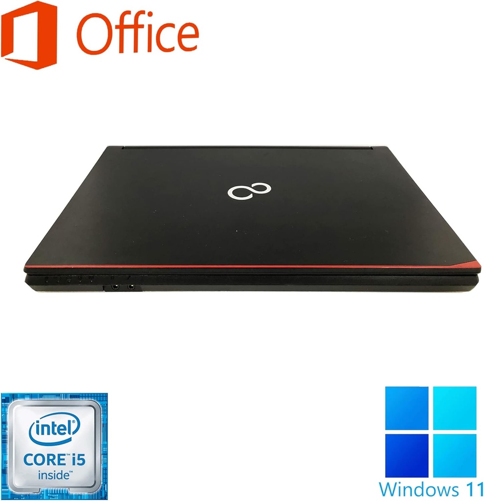 【整備済み品】富士通 ノートPC A746 / 15.6型 / Win 11 Pro/MS Office H&B 2019 / Core i5-6300U / wajunのWIFI/Bluetooth/HDMI / 8GB / 512GB SSD