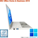 Panasonic ノートPC CF-SZ6 / 12型フルHD / Win11 Pro/MS Office H&B 2019 / Core i3-7100U / WEBカメラ/WIFI/Bluetooth/HDMI / 4GB /128GB SSD/整備済み中古PC