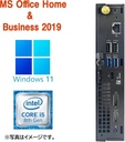 【整備済みPC】DELL ミニPC 3070/ 第8世代 i5-8500T/Win11 Pro/MS Office H&B 2019 /WIFI/Bluetooth/HDMI /16GB/256GB SSD