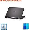 DELL ノートPC E7270 /12.5型/Core i7-6600U/Win11 Pro/MS Office H&B 2019 /WEBカメラ/WIFI/Bluetooth/HDMI/8GB/256GB SSD/整備済み中古PC