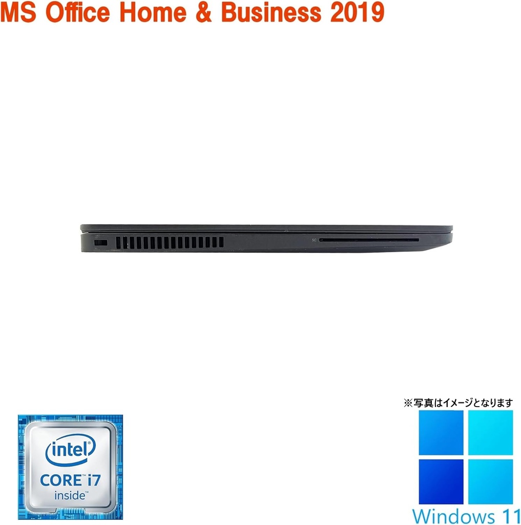 DELL ノートPC E7270 /12.5型/Core i7-6600U/Win11 Pro/MS Office H&B 2019 /WEBカメラ/WIFI/Bluetooth/HDMI/8GB/256GB SSD/整備済み中古PC