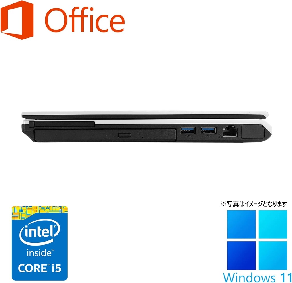 【整備済】NEC ノートPC VC-H / 13.3型 / Win 11 Pro/MS Office H&B 2019 / Core i5-4310M / WIFI/Bluetooth/HDMI / 8GB / 256GB SSD/中古パソコン