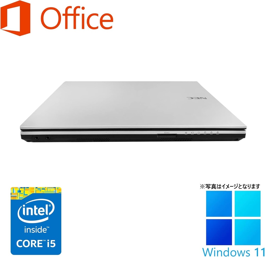 【整備済】NEC ノートPC VC-H / 13.3型 / Win 11 Pro/MS Office H&B 2019 / Core i5-4310M / WIFI/Bluetooth/HDMI / 8GB / 256GB SSD/中古パソコン