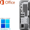 HP（エイチピー）デスクトップPC 400G5/Core i3-8100/Win11 Pro/MS Office H&B 2019/wifi/Bluetooth/DVD-RW/16GB/256GB SSD/中古整備済みPC