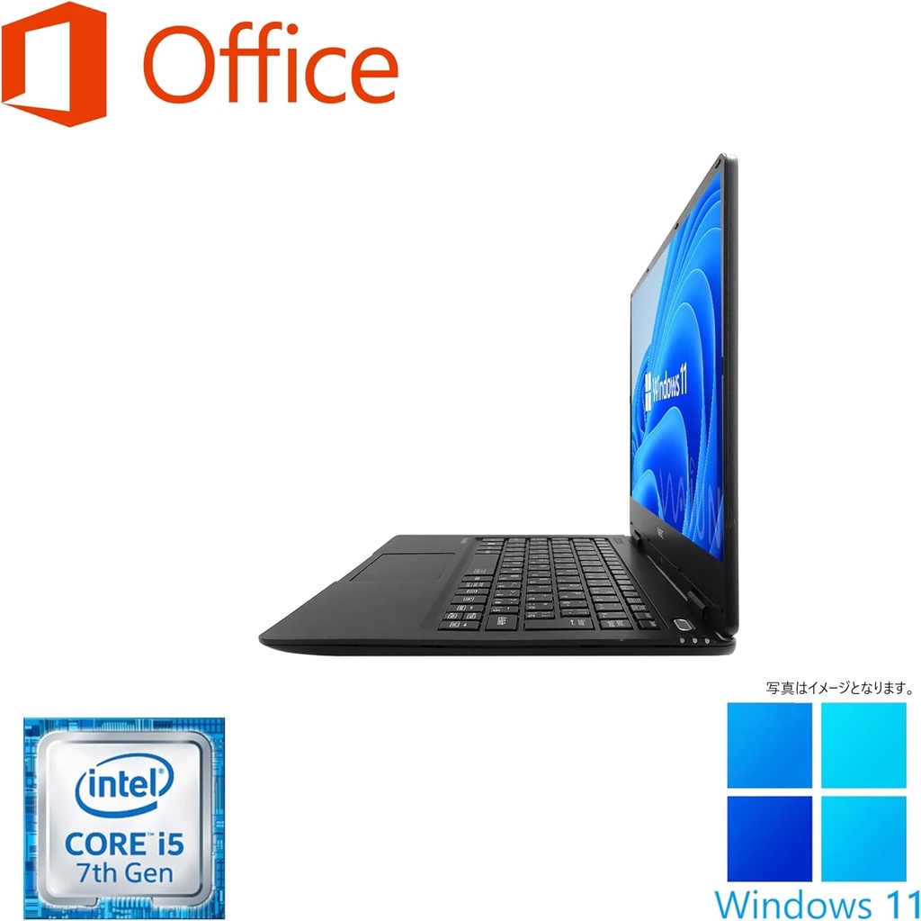 NEC ノートPC VH-1 /12.5型フルHD/ Core i5-7Y54/Win11 Pro/MS Office H&B 2019 /WIFI/Bluetooth/HDMI/8GB/256GB SSD/中古整備品
