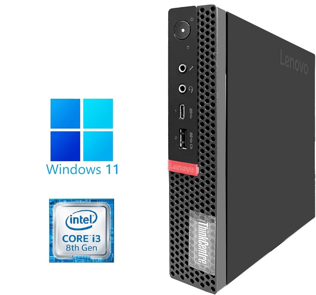 Lenovo ミニPC M720Q/Core i3-8100T/Win11 Pro/MS Office 2024/wifi/Bluetooth/HDMI/8GB/256GB SSD/中古整備PC