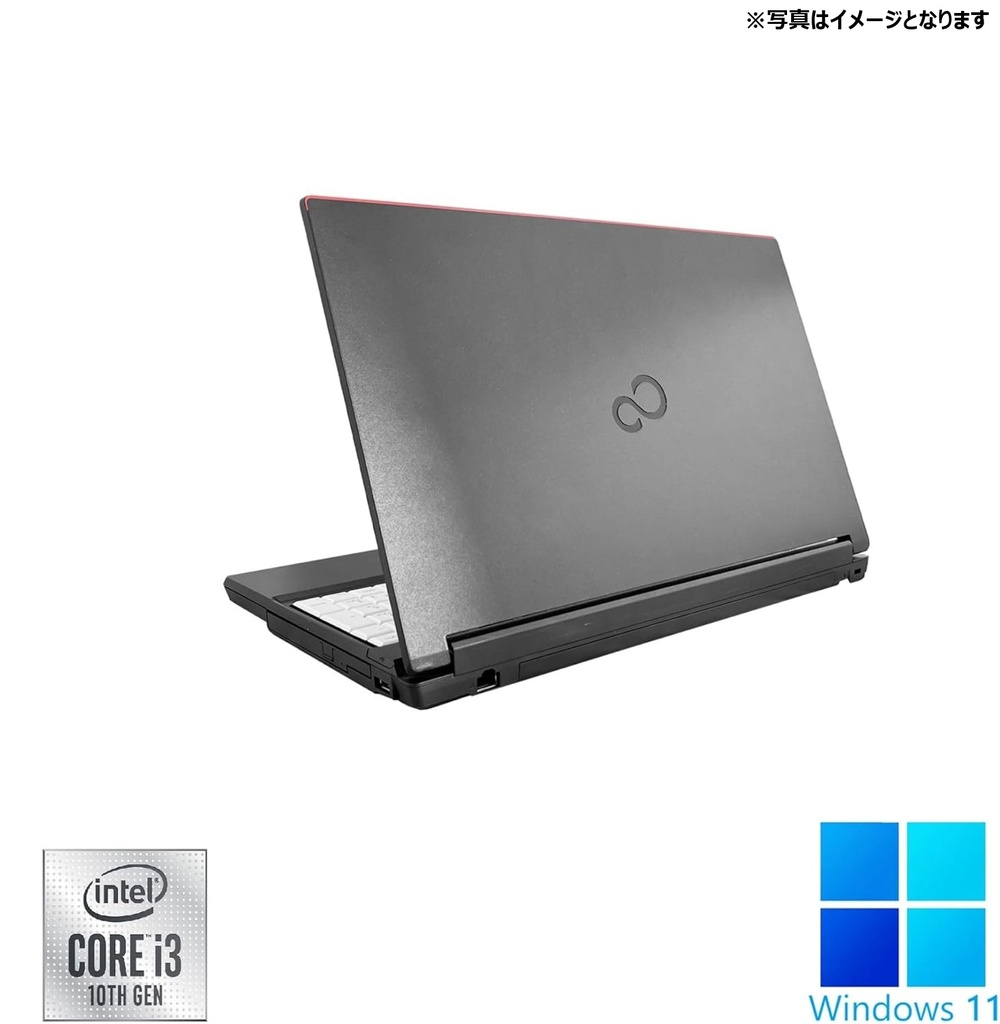 富士通 ノートPC A5510 /15.6型 / Win11 Pro / Core i3-10110U/ MS office 2024 / 10キー/wifi/Bluetooth/8GB /256GB SSD / 中古整備PC