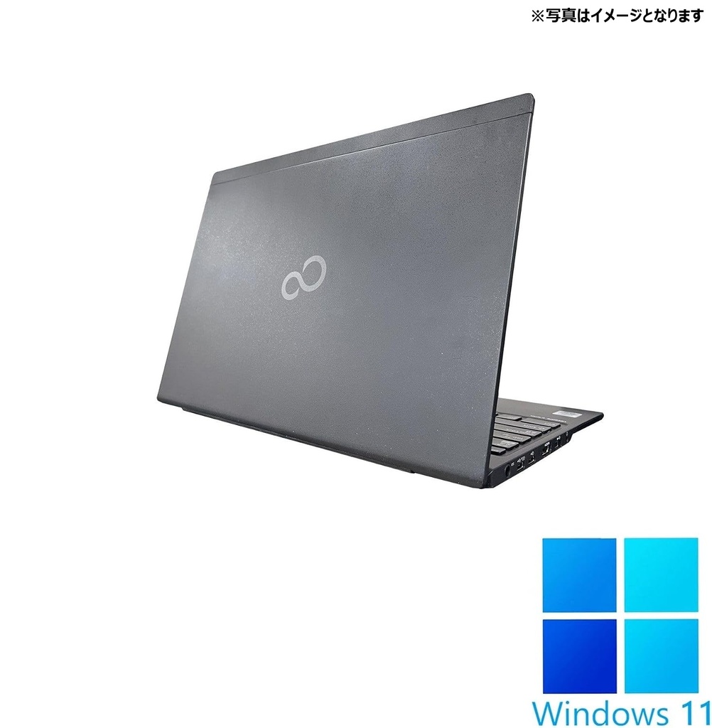 【整備済み品】【MS Office H&B 2024】富士通 ノートPC U9310 / 13.3型 / Win11 Pro/Core i7-10610U /Webカメラ/ワジュンのwifi/Bluetooth/8GB /256GB SSD
