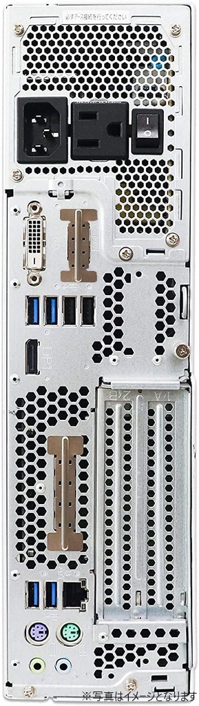 富士通 現行デスクトップPC D587/Win 11 Pro/MS Office H&B 2019/第7世代Core i5-7500/WIFI/Bluetooth/DVD/8GB/256GB SSD (整備済み品)