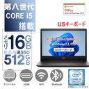 【整備済み品】デル ノートPC 7390 /13.3型フルHD/タッチパネル/第8世代 i5-8250U/Win11 Pro/MS Office H&B 2019 /WEBカメラ/wajunのWIFI/Bluetooth/HDMI/USキーボード/16GB/512GB SSD